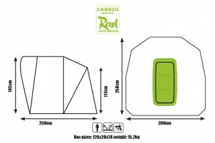 Cabrio one Man Bivvy & Groundsheet